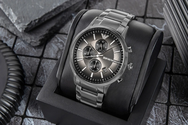 Tytanowy Zegarek Męski EMPORIO ARMANI Renato AR11531 + BOX