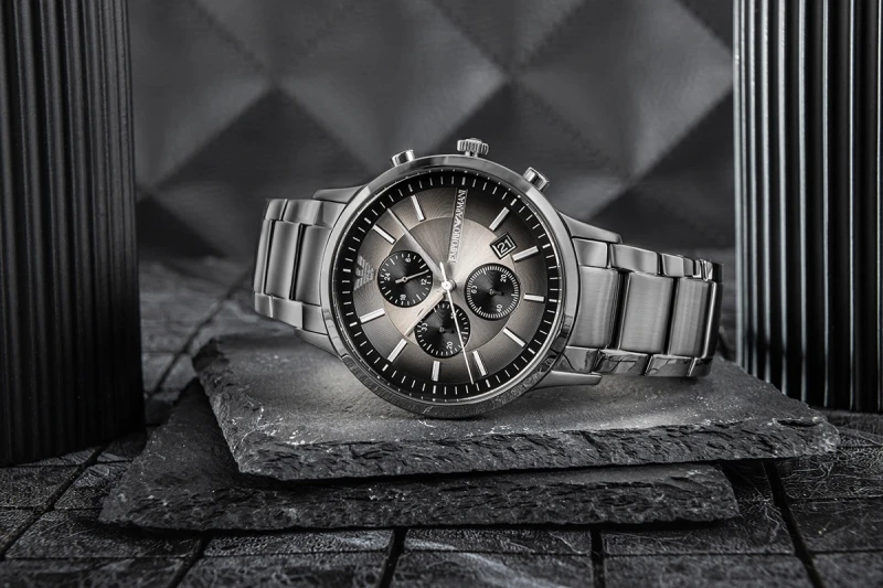 Tytanowy Zegarek Męski EMPORIO ARMANI Renato AR11531 + BOX