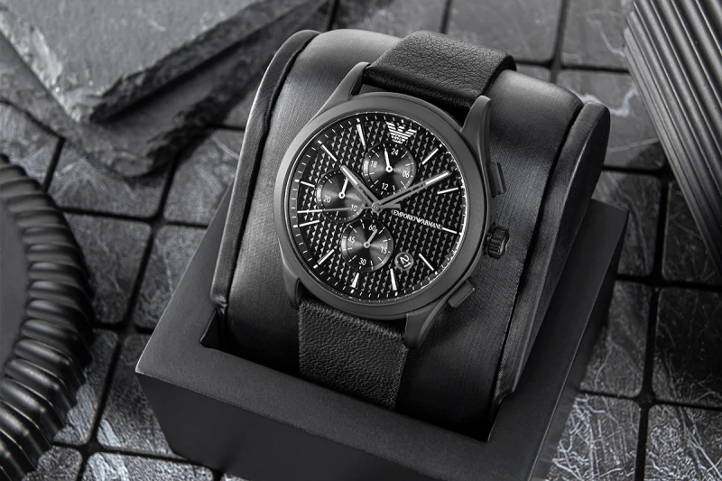 Kwarcowy Zegarek Męski + Bransoleta EMPORIO ARMANI Paolo AR80070SET + BOX