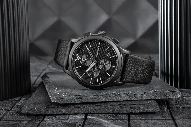 Kwarcowy Zegarek Męski + Bransoleta EMPORIO ARMANI Paolo AR80070SET + BOX