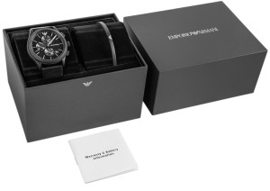 Kwarcowy Zegarek Męski + Bransoleta EMPORIO ARMANI Paolo AR80070SET + BOX