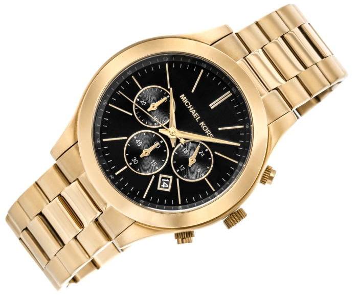 Kwarcowy Zegarek Męski + Etui na karty MICHAEL KORS MK1076SET + BOX