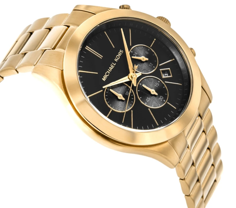 Kwarcowy Zegarek Męski + Etui na karty MICHAEL KORS MK1076SET + BOX