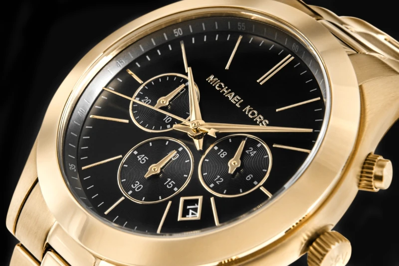 Kwarcowy Zegarek Męski + Etui na karty MICHAEL KORS MK1076SET + BOX