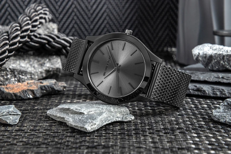 Kwarcowy Zegarek Męski + Etui na karty MICHAEL KORS MK1085SET + BOX