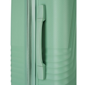 Zielony zestaw walizek podróżnych z tworzywa ABS - Peterson