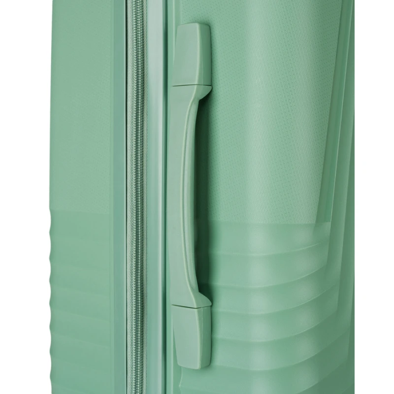 Zielony zestaw walizek podróżnych z tworzywa ABS - Peterson