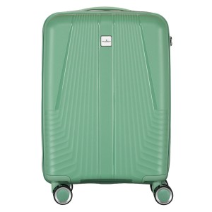 Zestaw walizek podróżnych Peterson z trwałego tworzywa ABS w zielonym kolorze