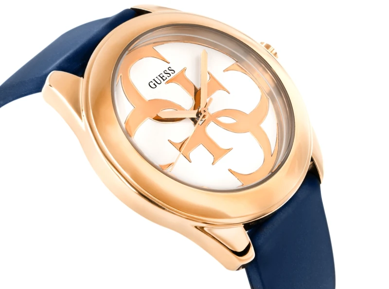 Zegarek Damski Guess Twist W0911L6 + BOX | Elegancki Zegarek Różowe Złoto Biała Tarcza NIUA