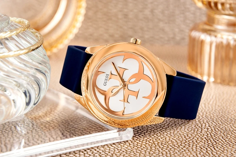 Zegarek Damski Guess Twist W0911L6 + BOX | Elegancki Zegarek Różowe Złoto Biała Tarcza NIUA