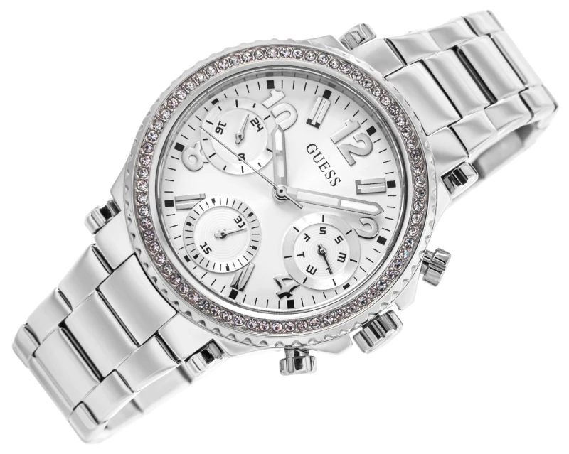 Zegarek Damski Guess Cosmic GW0590L1 – Złoty, Elegancki Czasomierz z Bransoletą i BOX