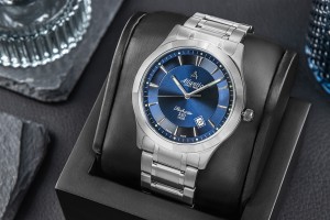 "Atlantic Seahunter 71365.41.51 oryginalne pudełko Atlantic, idealny prezent, poduszka na zegarek, karta gwarancyjna"
