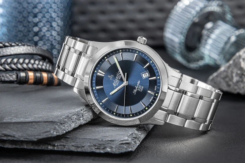 Zegarek Męski Atlantic Seahunter 71365.41.51 + BOX – Szwajcarska Precyzja i Elegancja