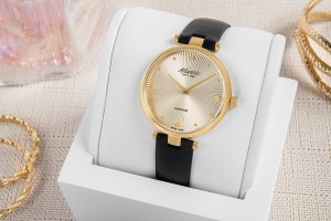 Zegarek Damski Atlantic Royal Diamonds 29044.45.37 + BOX