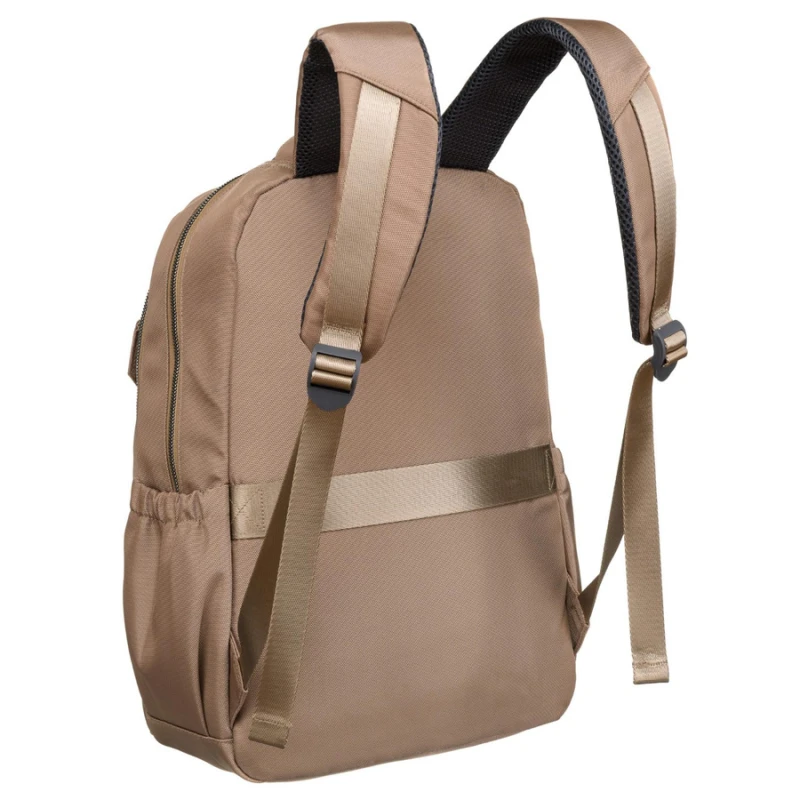 Tył plecaka – regulowane, szerokie szelki i ergonomiczne uchwyty.