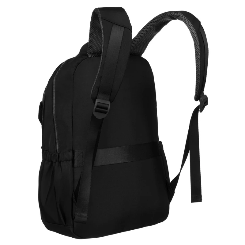 Czarny plecak Peterson – regulowane szelki dla wygodnego noszenia