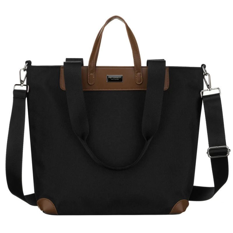 Shopperka damska Peterson – widok boczny, pojemna torba miejska, praktyczne kieszenie i trwały materiał