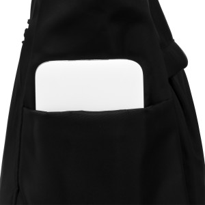 Modna torba shopper A4 w czarnym kolorze - Peterson