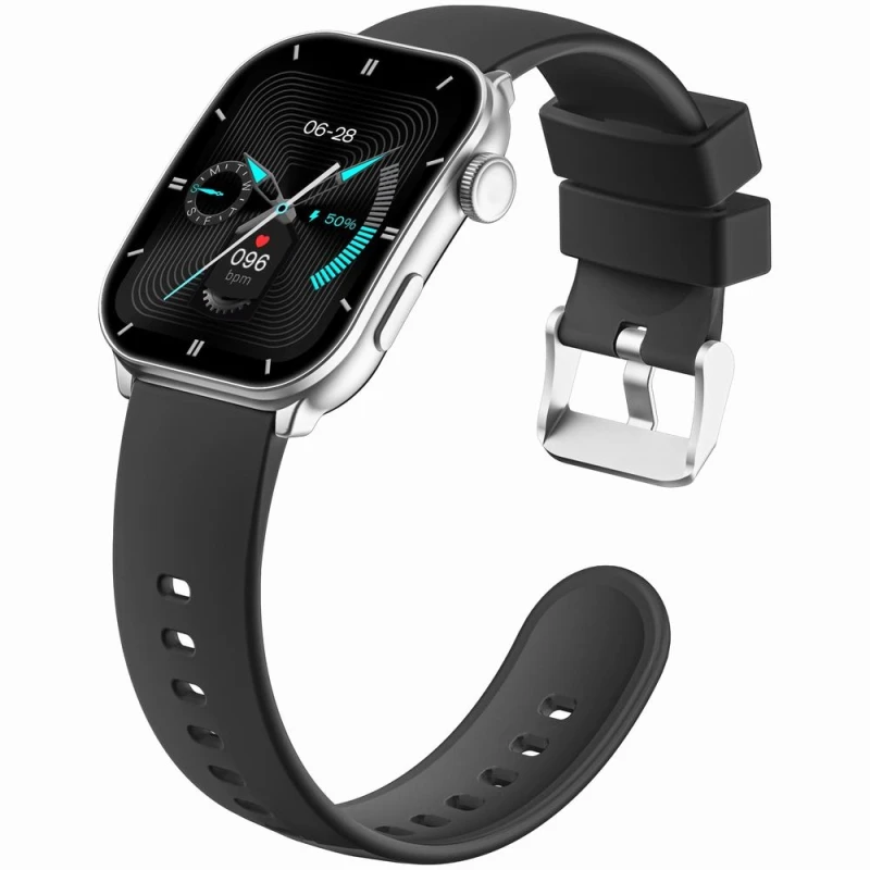 Smartwatch Damski GRAVITY GT28-9 Pasek + Bransoleta Czarno Srebrny