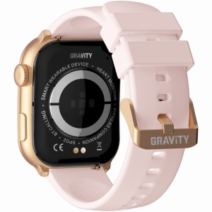 Smartwatch Damski GRAVITY GT28-6 Pasek + Bransoleta Różowe złoto Różowy
