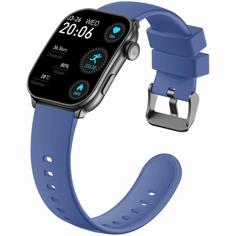 Smartwatch Męski GRAVITY GT28-3 Pasek + Bransoleta Granatowo Czarny