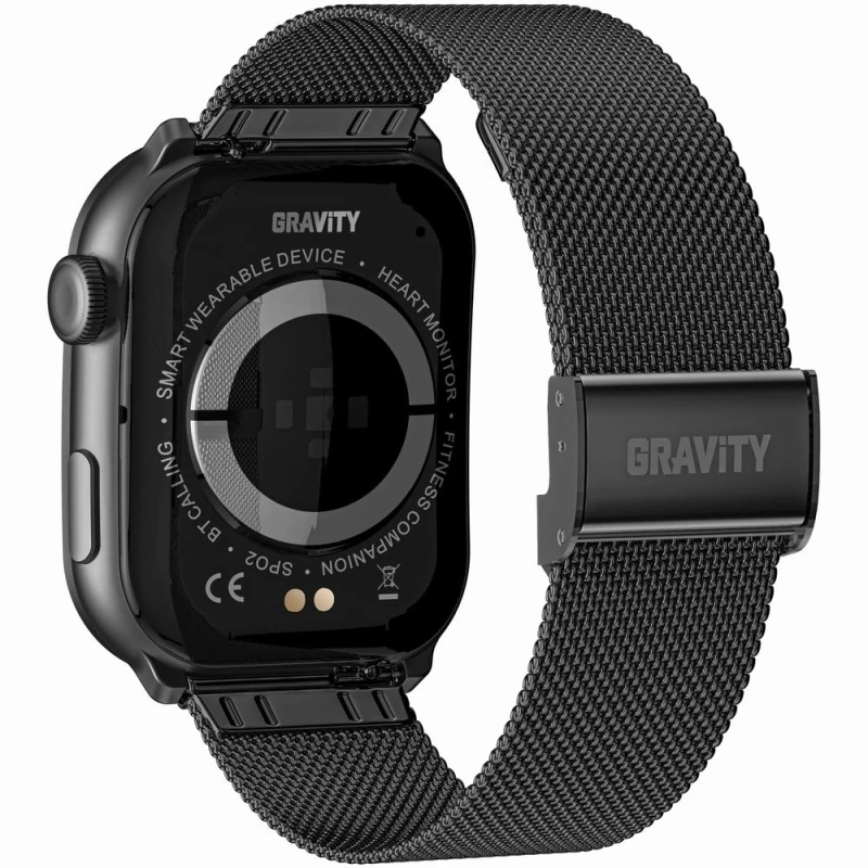 Smartwatch Męski GRAVITY GT28-3 Pasek + Bransoleta Granatowo Czarny