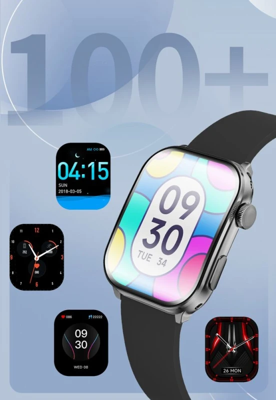 Smartwatch Męski GRAVITY GT28-1 Pasek + Bransoleta Czarny