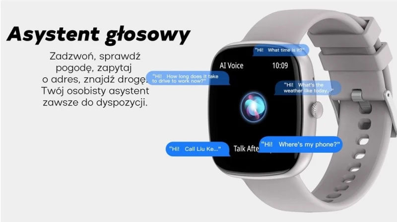 Smartwatch Damski GRAVITY GT18-7 Beżowy Pasek Silikonowy + Czarny Pasek