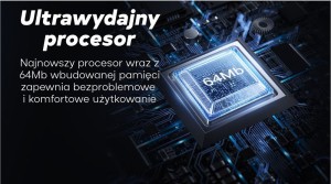 Smartwatch Damski GRAVITY GT18-2 Różowy Pasek Silikonowy + Biały Pasek