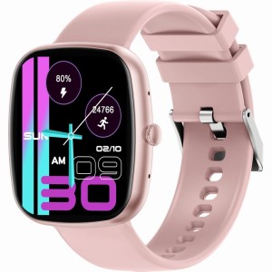 Smartwatch Damski GRAVITY GT18-1 Różowy Pasek Silikonowy + Czarny Pasek
