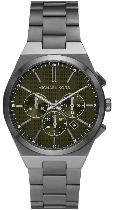 Zegarek męski Michael Kors Lennox MK9118 szary chronograf stalowa bransoleta
