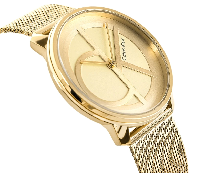 Zegarek CK Iconic 25200034 widok boczny – elegancka koperta i bransoleta