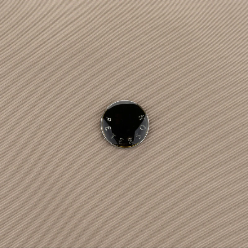 Miejski plecak damski wykonany z poliestru w kolorze ecru, wyposażony w dodatkowy pasek - Peterson