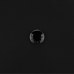 Miejski, czarny plecak damski wykonany z poliestru, zawieszony na regulowanych szelkach - Peterson