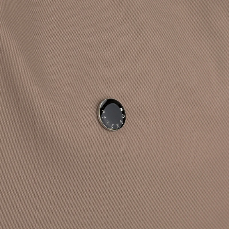 Shopperka damska z poliestru w beżowym kolorze, jednokomorowa i zamykana suwakiem - Peterson