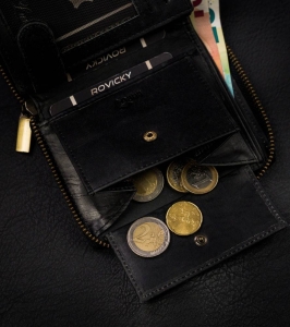 Duży, skórzany portfel w orientacji pionowej z systemem RFID - Always Wild | Niua.pl