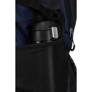 Turystyczny plecak z poliestru w granatowo-czarnym kolorze - Peterson | Niua.pl