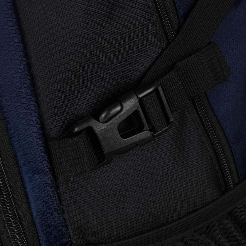 Turystyczny plecak z poliestru w granatowo-czarnym kolorze - Peterson | Niua.pl