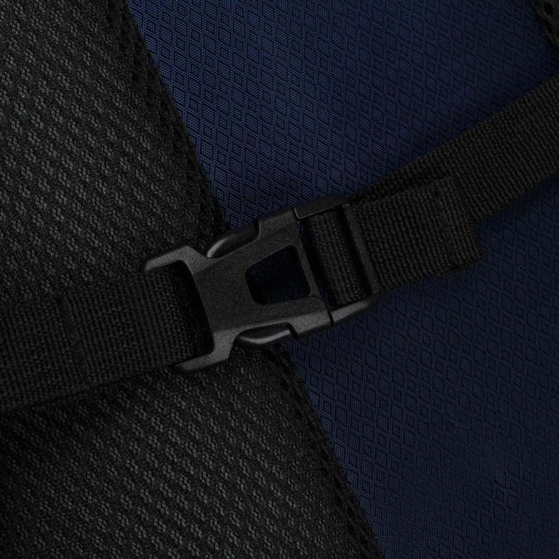 Turystyczny plecak z poliestru w granatowo-czarnym kolorze - Peterson | Niua.pl