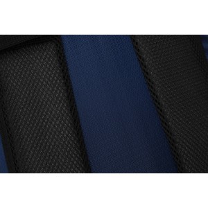 Turystyczny plecak z poliestru w granatowo-czarnym kolorze - Peterson | Niua.pl