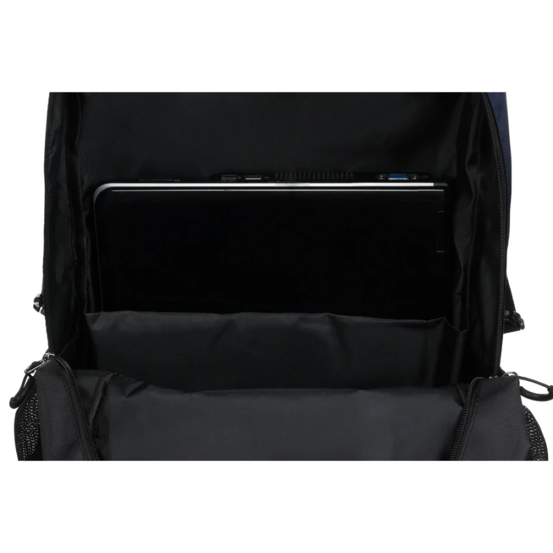 Turystyczny plecak z poliestru w granatowo-czarnym kolorze - Peterson | Niua.pl