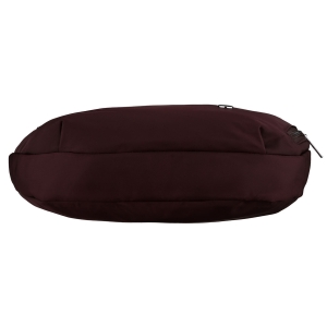 Bordowa torebka damska z poliestru zamykana suwakiem - Peterson | Niua.pl