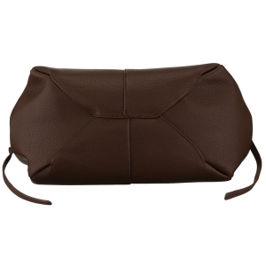 Brązowa shopperka damska wykonana ze skóry ekologicznej z praktycznym etui w zestawie - Peterson | Niua.pl