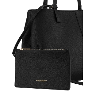 Etui dołączone do shopperki damskiej Peterson ze skóry ekologicznej