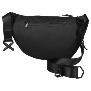 Duża nerka męska z materiału syntetycznego w czarnym kolorze - Peterson