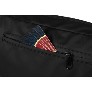 Duża nerka męska z materiału syntetycznego w czarnym kolorze - Peterson