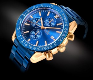 Zegarek Męski Giewont Chronograph Sapphire Niebiesko Miedziany GW8720-B5