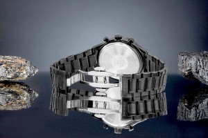 Zegarek Męski Giewont Chronograph Sapphire Czarny GW6310-B1