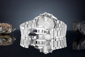 Zegarek Męski Giewont Chronograph Sapphire Srebrno Niebieski GW9460-B3