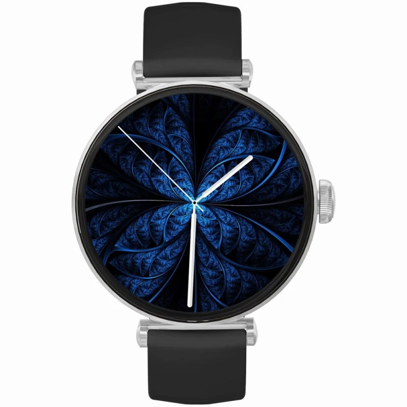 Smartwatch Gravity Srebrno Różowe Złoto Czarny 2 Paski GT26-5